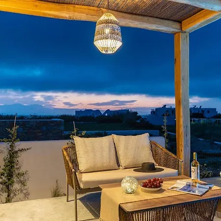 Emerald Sunset Villa, Orkos Beach, By Naxosvibe Villa