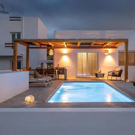 Emerald Sunset Villa, Orkos Beach, By Naxosvibe Villa