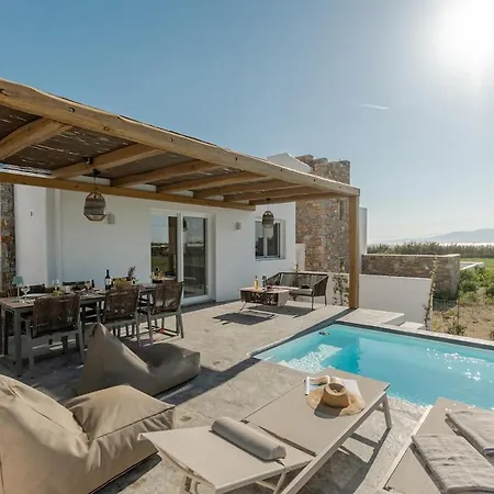 Villa Emerald Sunset Villa, Orkos Beach, By Naxosvibe *