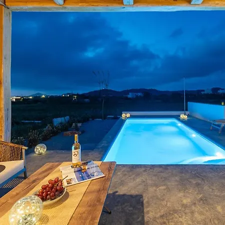 Villa Emerald Sunset Villa, Orkos Beach, By Naxosvibe