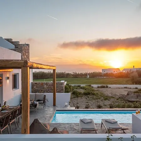Emerald Sunset Villa, Orkos Beach, By Naxosvibe * Pláka