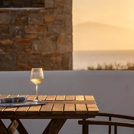 Villa Emerald Sunset Villa, Orkos Beach, By Naxosvibe Pláka