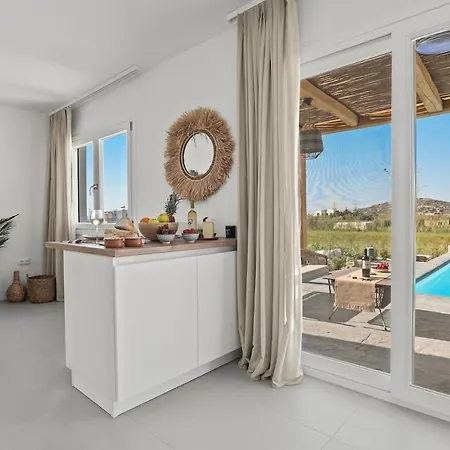 Villa Emerald Sunset Villa, Orkos Beach, By Naxosvibe *